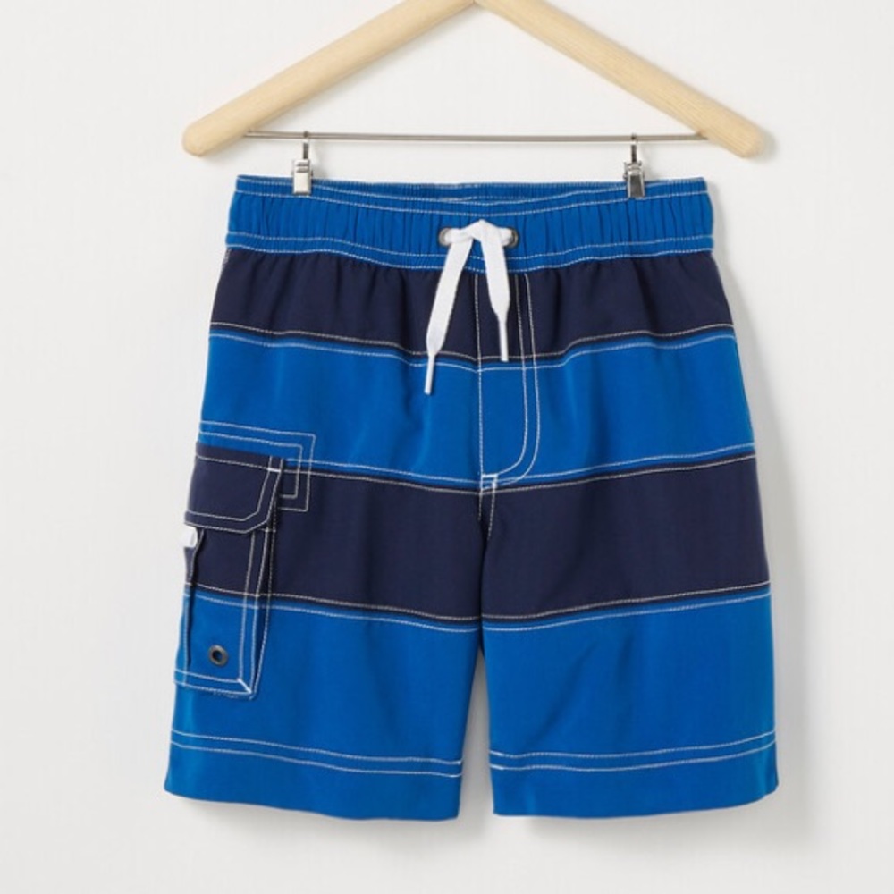 NWT Hanna Andersson Sunblock Cargo Swim Shorts 3T
